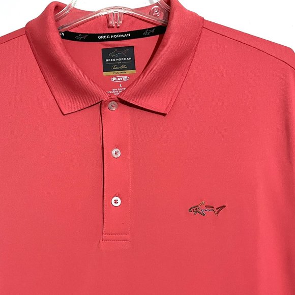 Greg Norman for Tasso Elba Men's 5 Iron Performance Golf Polo - Picture 5 of 11